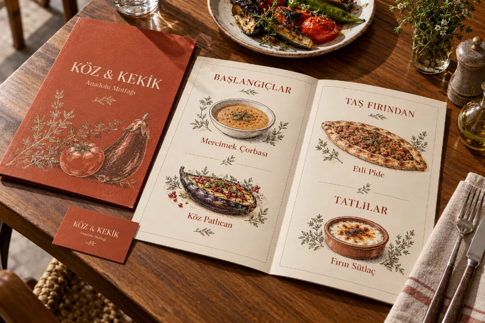 Menü Tasarımı hizmet görseli